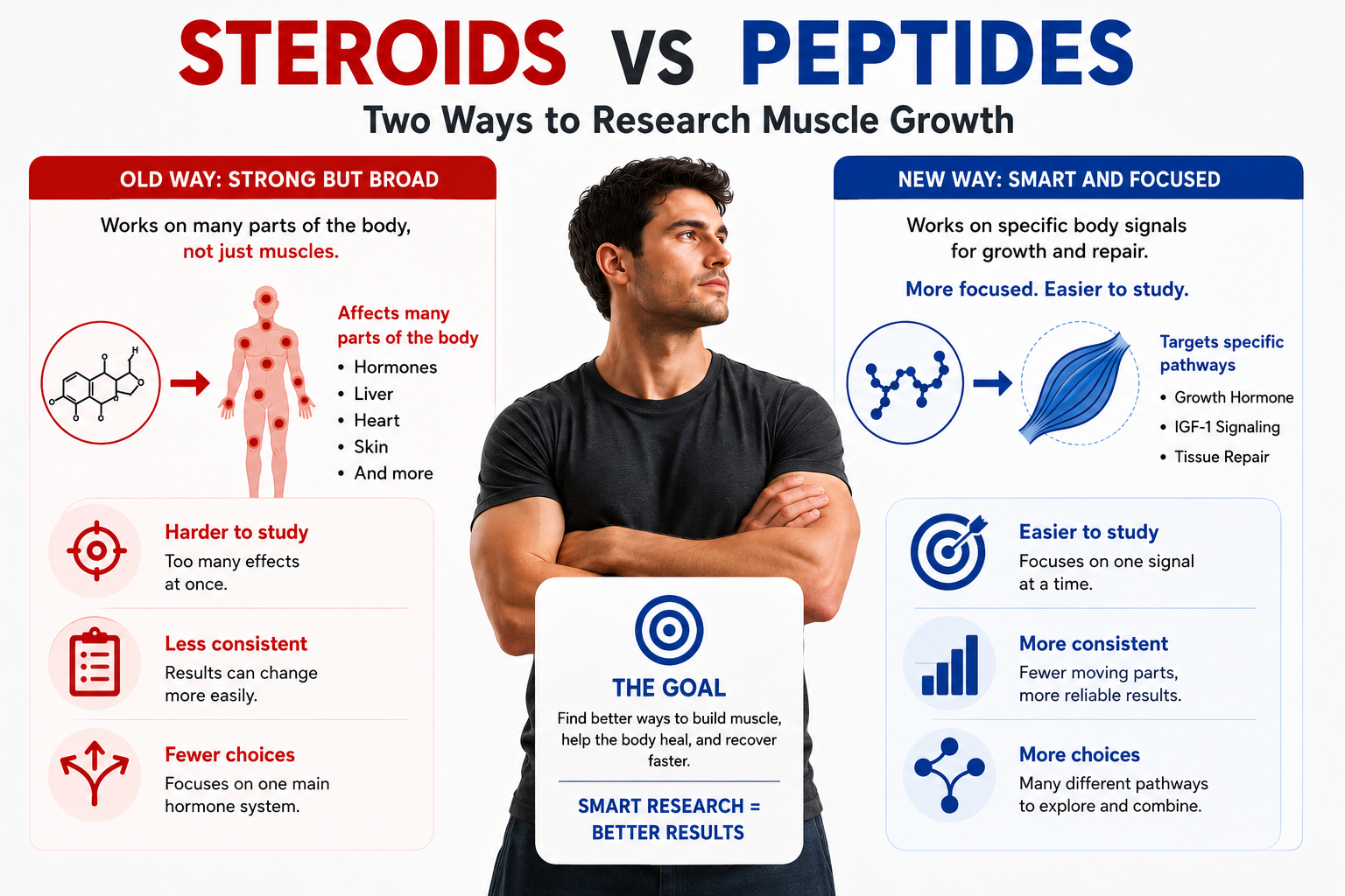 From Steroids to Peptides: How Muscle Research Evolved